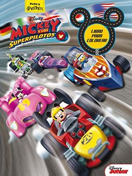 portada Mickey y los Superpilotos. Libro Para Colorear (Disney. Mickey)