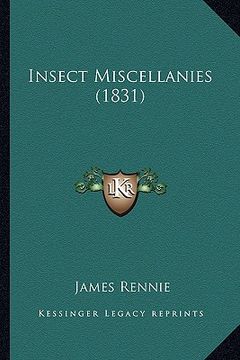 portada insect miscellanies (1831) (en Inglés)