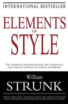 portada Elements of Style (en Inglés)