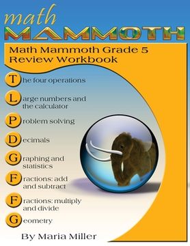 portada Math Mammoth Grade 5 Review Workbook (en Inglés)