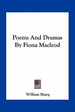 portada poems and dramas by fiona macleod