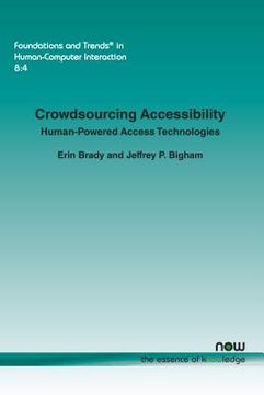 portada Crowdsourcing Accessibility: Human-Powered Access Technologies (en Inglés)