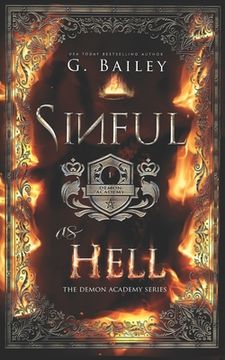 portada Sinful As Hell: A Reverse Harem Bully Academy Romance (in English)