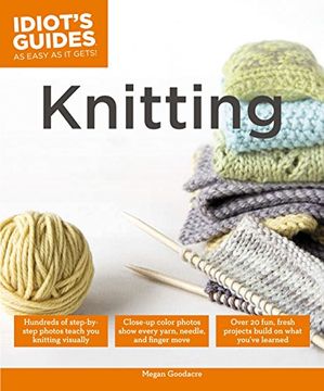 portada Idiot's Guides: Knitting (en Inglés)