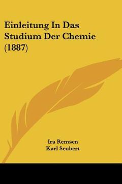 portada Einleitung In Das Studium Der Chemie (1887) (in German)