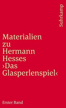 portada Suhrkamp Taschenbücher, Nr. 80, Materialien zu Hermann Hesse 'das Glasperlenspiel': Bd 1 (en Alemán)