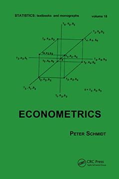 portada Econometrics (Statistics: A Series of Textbooks and Monographs) (en Inglés)