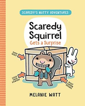 portada Scaredy Squirrel Gets a Surprise (Scaredy'S Nutty Adventures) (in English)