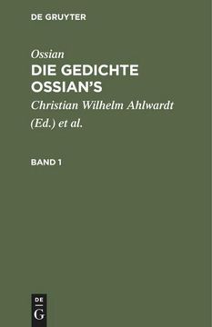 portada Ossian [Angebl. Verf. ]; James Macpherson: Die Gedichte Ossian¿ S. Band 1 (en Alemán)