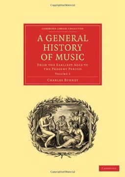 portada A General History of Music 4 Volume Paperback Set: A General History of Music: Volume 2 Paperback (Cambridge Library Collection - Music) (in English)