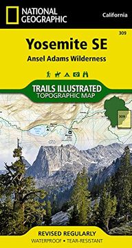 portada Yosemite SE: Ansel Adams Wilderness (National Geographic Trails Illustrated Map)