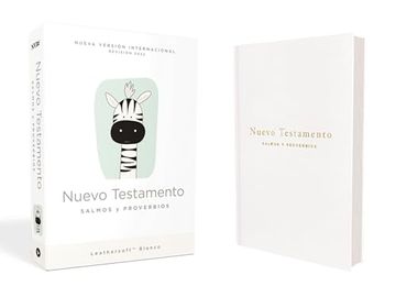 portada Nvi, Nuevo Testamento de Bolsillo, con Salmos y Proverbios, Leathersoft, Blanco, Bebés