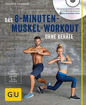 portada Das 8-Minuten-Muskel-Workout Ohne Geräte (Mit Dvd) (gu Multimedia) (en Alemán)