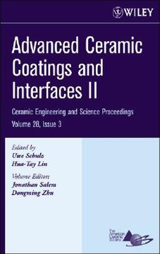 portada advanced ceramic coatings and interfaces ii: ceramic engineering and science proceedings, volume 28, issue 3