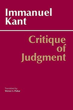 portada Critique of Judgment (Hpc Classics Series) (en Inglés)