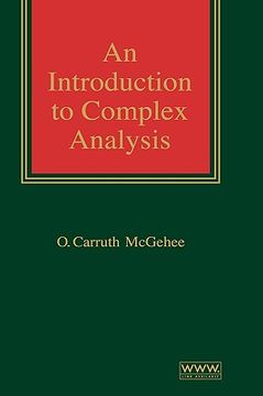 portada an introduction to complex analysis (en Inglés)