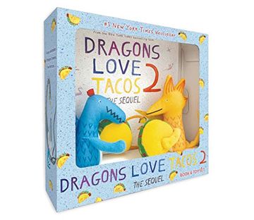 portada Dragons Love Tacos 2 Book and toy set (en Inglés)