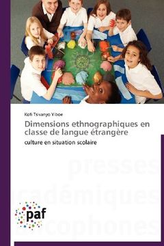 portada Dimensions Ethnographiques En Classe de Langue Etrangere