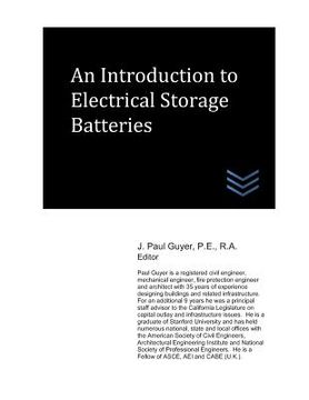 portada An Introduction to Electrical Storage Batteries (in English)