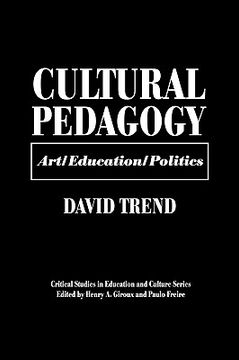 portada cultural pedagogy: art/education/politics (en Inglés)