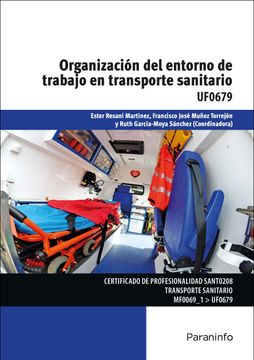 portada Organización del Entorno de Trabajo en Transporte Sanitario