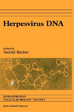 portada herpesvirus dna: recent studies on the organization of viral genomes, mrna transcription, dna replication, defective dna, and viral dna (en Inglés)