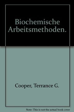 portada Biochemische Arbeitsmethoden (in German)