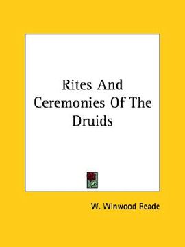 portada rites and ceremonies of the druids (en Inglés)
