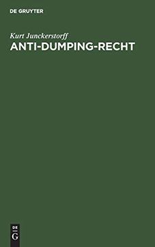 portada Anti-Dumping-Recht (en Alemán)