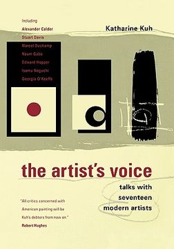 portada the artist's voice: talks with seventeen modern artists (in English)