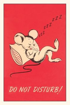 portada Vintage Journal Do Not Disturb, Sleeping Mouse