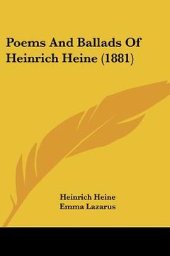 portada poems and ballads of heinrich heine (1881) (en Inglés)