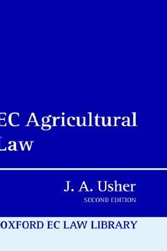 portada ec agricultural law (en Inglés)