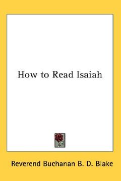 portada how to read isaiah (en Inglés)