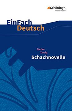 portada Schachnovelle. Einfach Deutsch Textausgaben: Gymnasiale Oberstufe. (en Alemán)