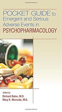 portada Pocket Guide to Emergent and Serious Adverse Events in Psychopharmacology (in English)