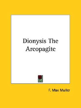 portada dionysis the areopagite (in English)