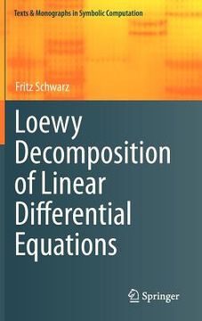 portada loewy decomposition of linear differential equations