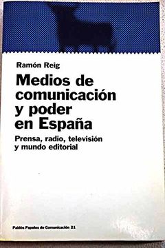 portada Medios de Comunicacion y Poder en España (in Spanish)