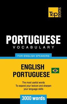 portada Portuguese vocabulary for English speakers - English-Portuguese - 3000 words: Brazilian Portuguese (en Inglés)