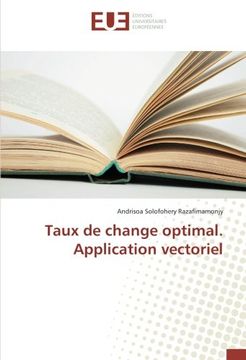 portada Taux de change optimal. Application vectoriel (OMN.UNIV.EUROP.)