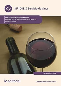 portada Servicio de Vinos. Hotr0409 - Gestión de Procesos de Servicio en Restauración (in Spanish)