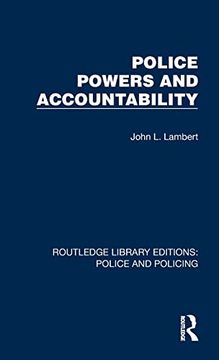 portada Police Powers and Accountability (Routledge Library Editions: Police and Policing) (en Inglés)