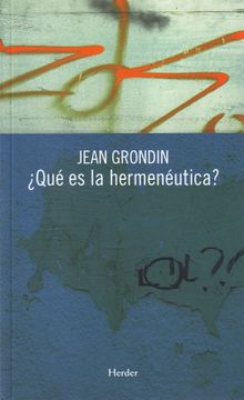 portada Qué es la Hermenéutica? (in Spanish)