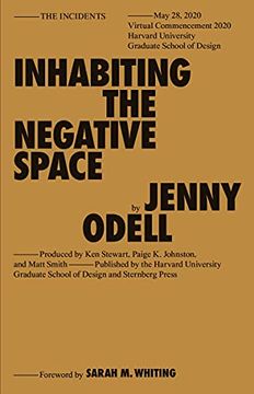 portada Inhabiting the Negative Space (Sternberg Press (en Inglés)