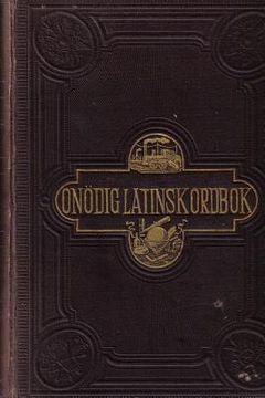 portada Onodig latinsk ordbok (en Sueco)