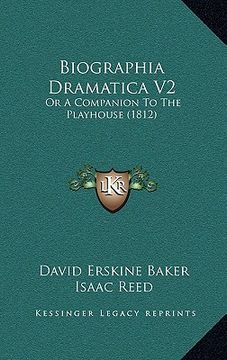 portada biographia dramatica v2: or a companion to the playhouse (1812) (en Inglés)