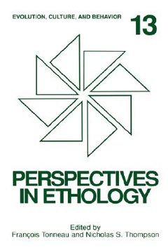 portada perspectives in ethology volume 13: evolution, culture, and behavior (en Inglés)
