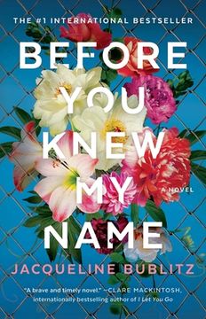 portada Before you Knew my Name: A Novel (en Inglés)