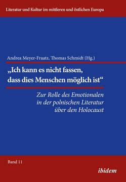 portada Die Rolle des Emotionalen in der Polnischen Literatur Über den Holocaust. (en Alemán)